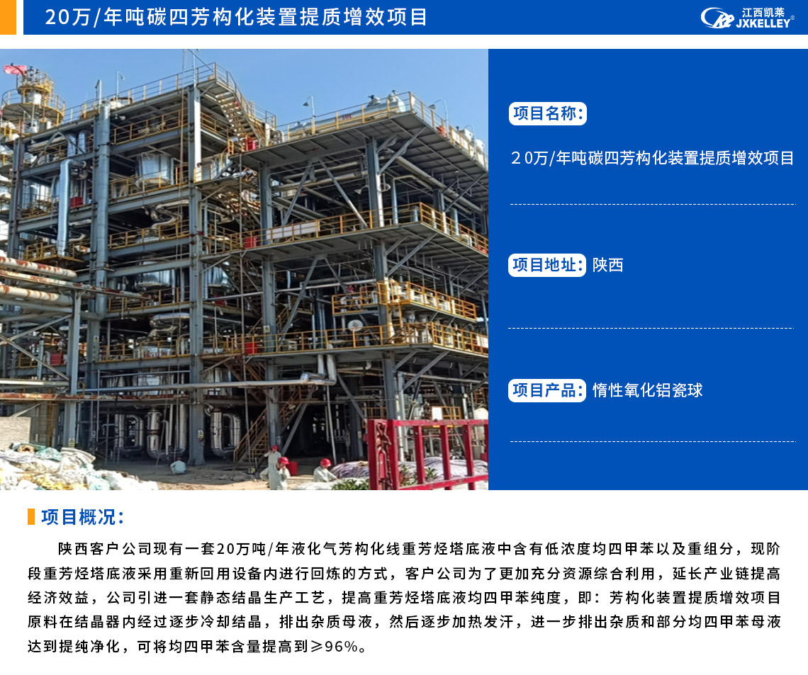 20萬/年噸碳四芳構化裝置提質增效項目